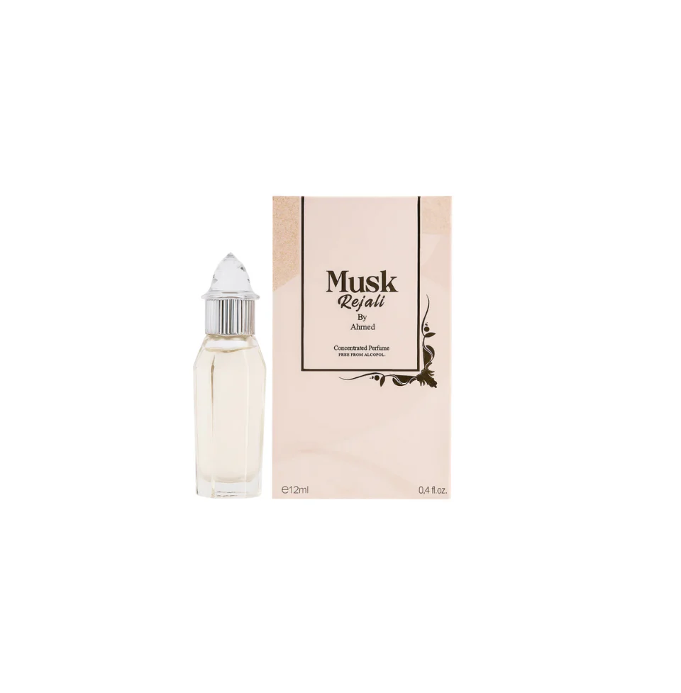 Ahmed Al Maghribi Musk Rejali Concentrated Perfume Oil (Attar) 12ml For Man & Woman