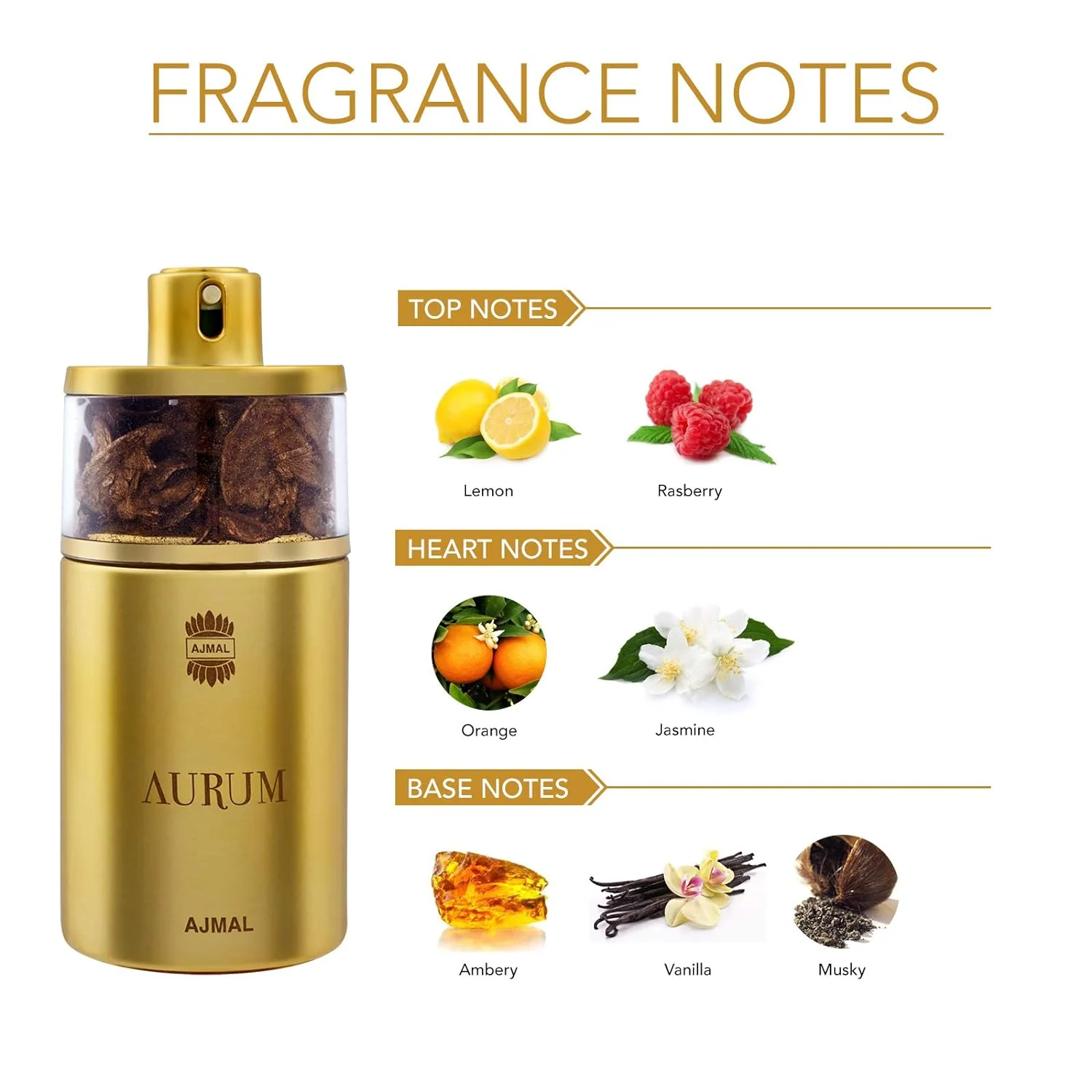 Ajmal Aurum Eau De Parfum 75ml For Women - Image 3