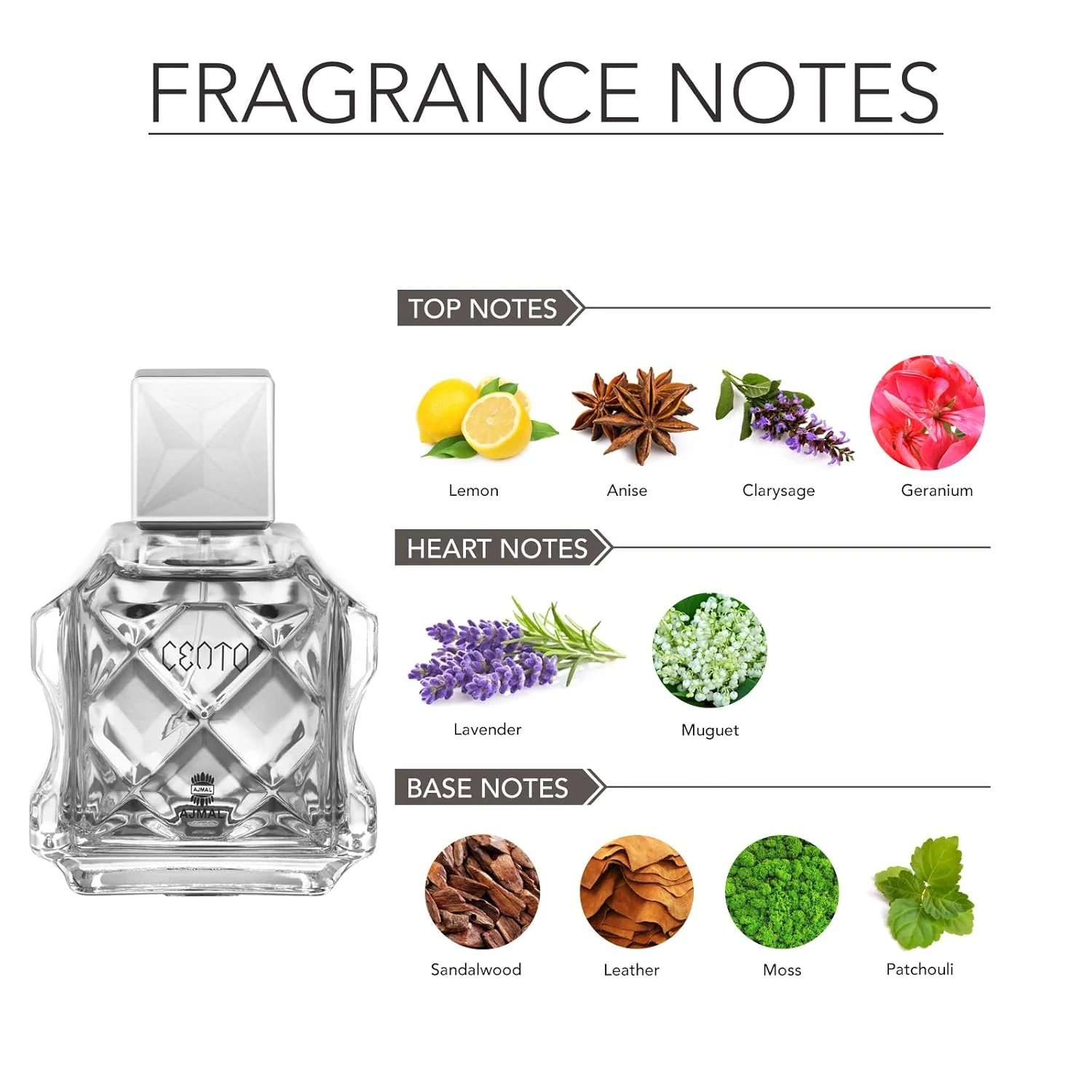 Ajmal Cento Pour Homme Eau De Parfum 100ml For Men - Image 3