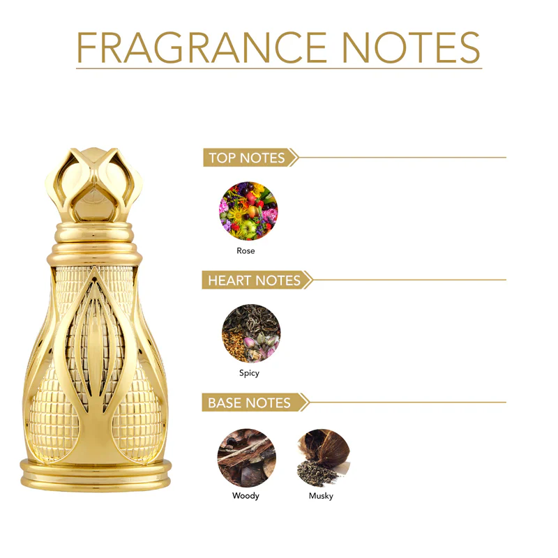 Ajmal Khofooq Concentrated Perfume Oil (Attar) 18ml For Men & Women - Image 3