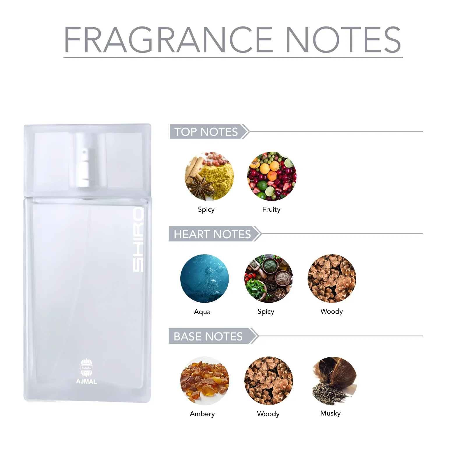 Ajmal Shiro Eau De Parfum 90ml for Men - Image 3