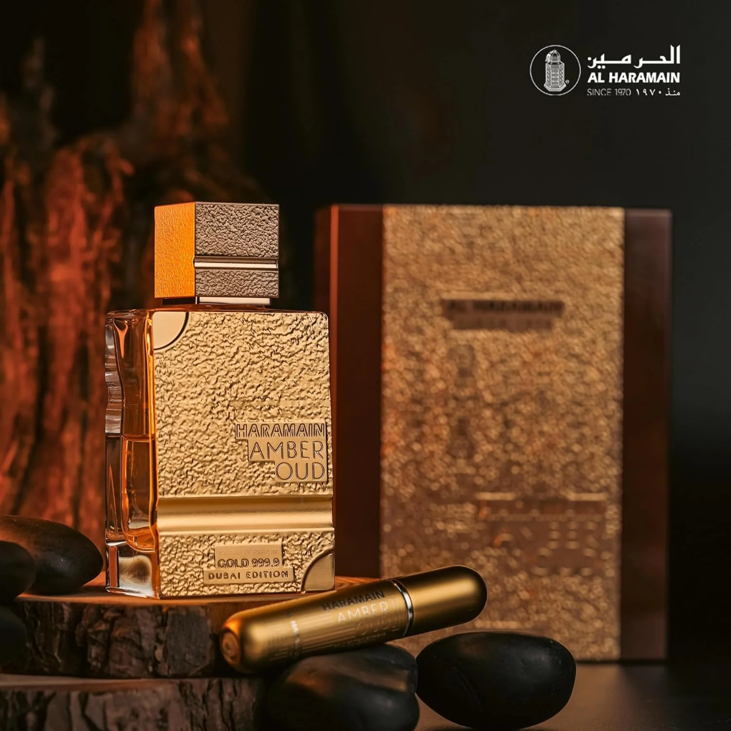 Al Haramain Amber Oud Gold 999.9 Dubai Edition Extrait De Parfum 100ml For Man & Woman - Image 4