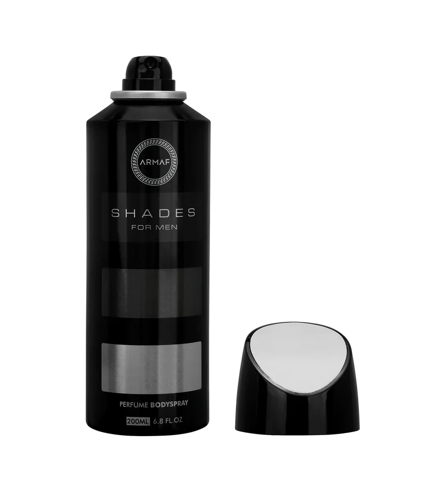 Armaf Shades Black Deodorant Body Spray For Men 200 ML - Image 2