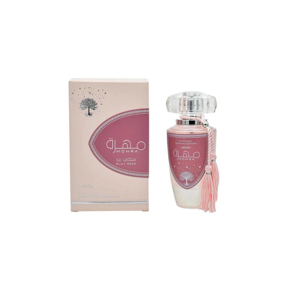 Decant/Sample Of Lattafa Mohra Silky Rose Eau De Parfum 10ml For Women - Image 2