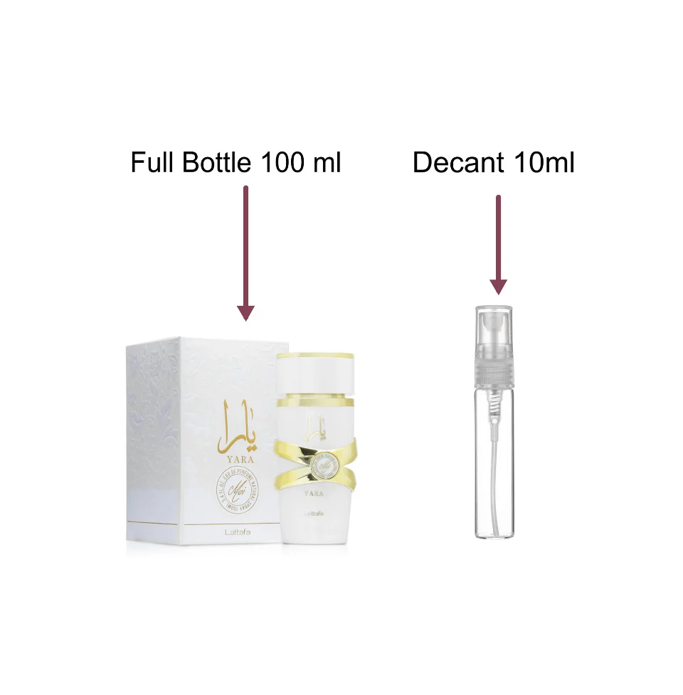 Decant/Sample Of Lattafa Yara Moi Eau De Parfum 10ml For Men & Women