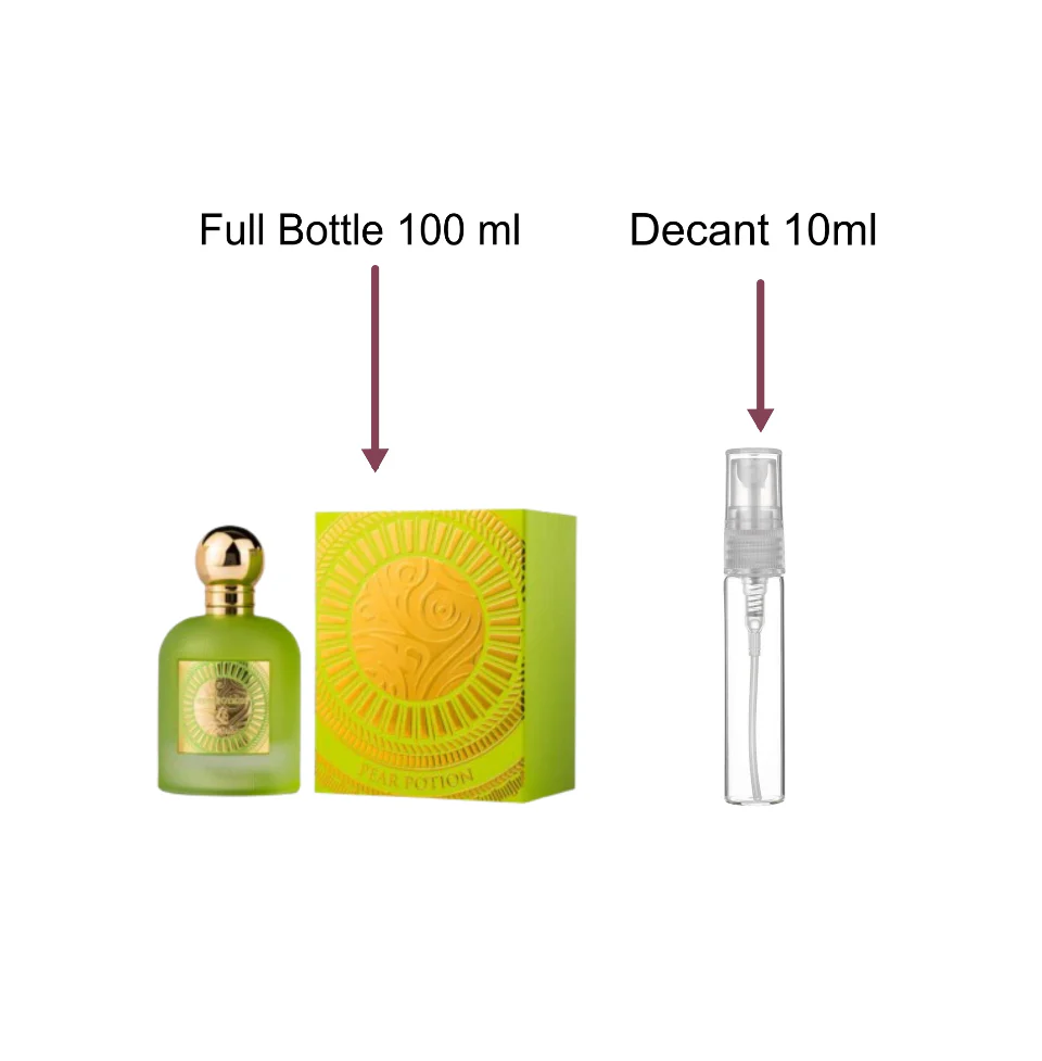Decant/Sample Of Paris Corner Emir Pear Potion Eau De Parfum 10ml For Men & Women