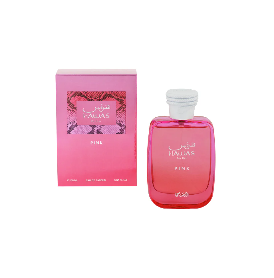 Decant/Sample Of Rasasi Hawas Pink Eau De Parfum 10ml For Woman