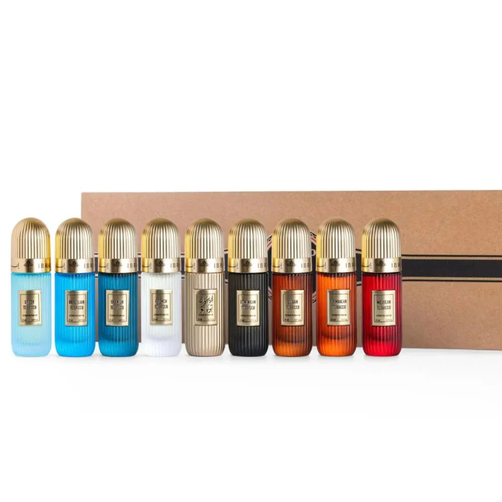 Discovery Set Of Ibraheem Al Qurashi Tobacco Collection Eau De Parfum 20mlx9 For Man - Image 2