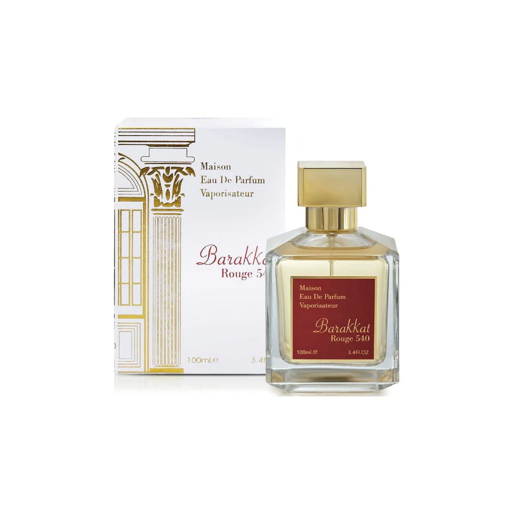 Fragrance World Barakkat Rouge 540 (B Rouge) Eau De Parfum 100ml For Men
