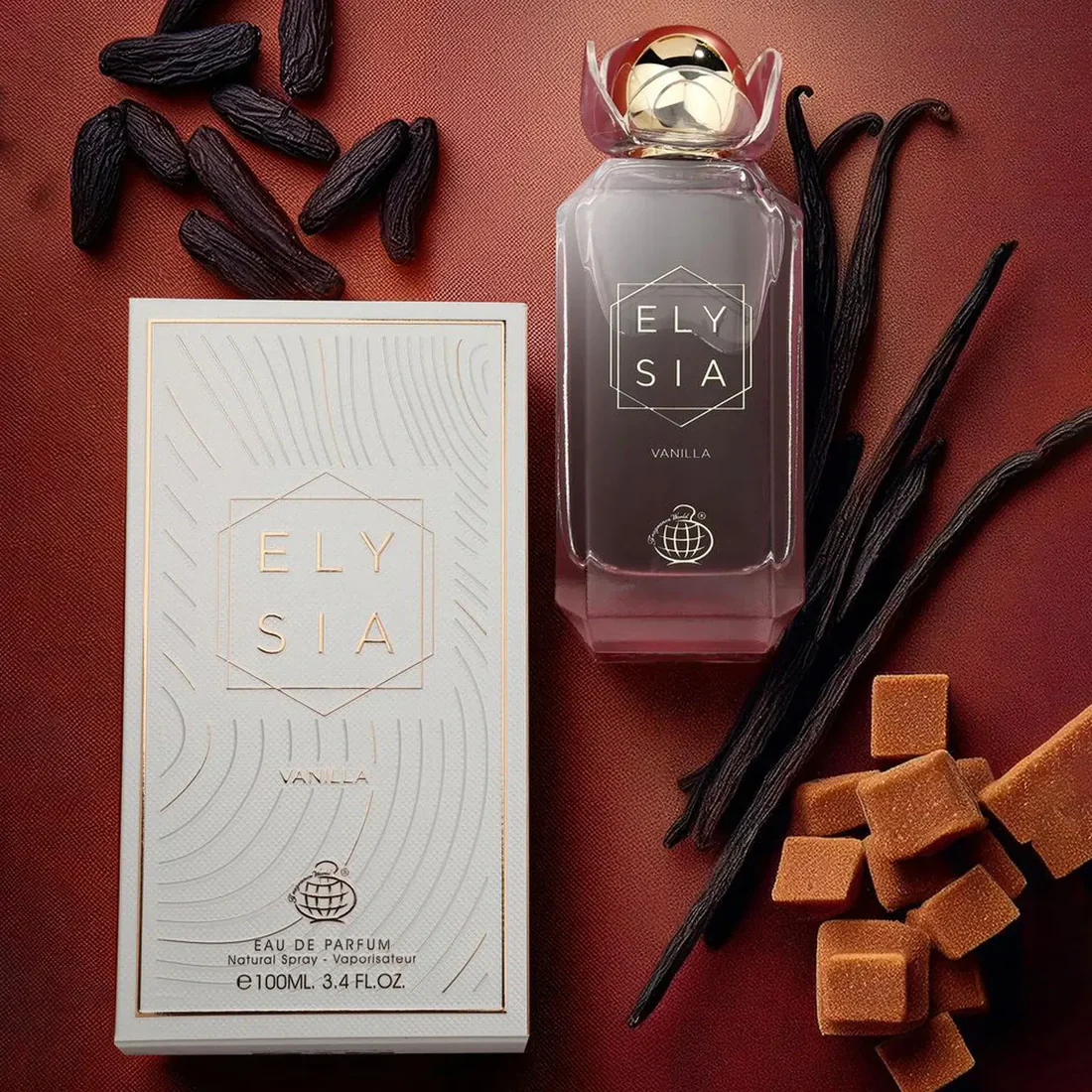 Fragrance World Elysia Vanilla Eau De Parfum 100ml For Woman - Image 2