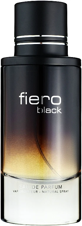 Fragrance World Fiero Black Eau De Parfum 100ml For Men - Image 2