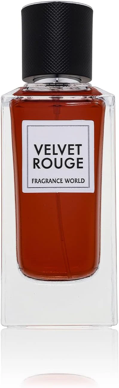 Fragrance World Velvet Rouge Eau De Parfum 100ml For Men & Women - Image 2
