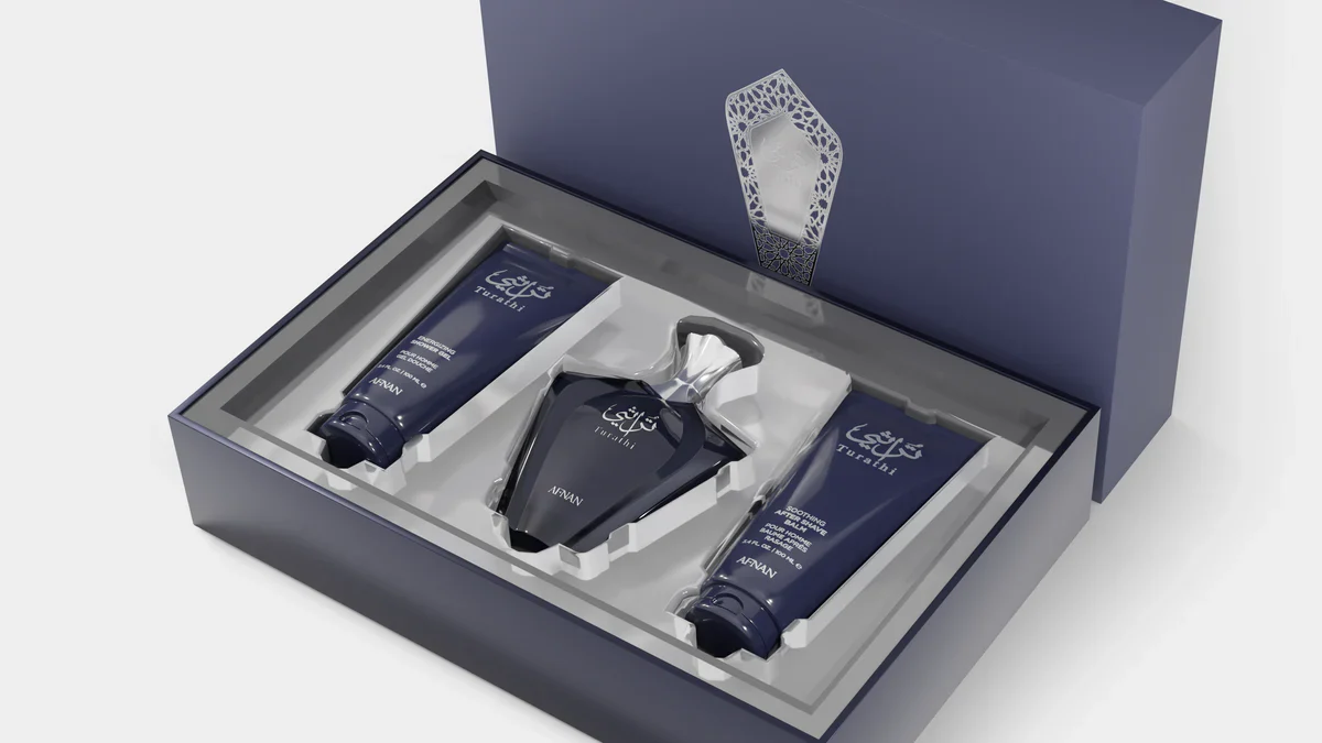 Gift Set Of Afnan Turathi Blue For Man - Image 2