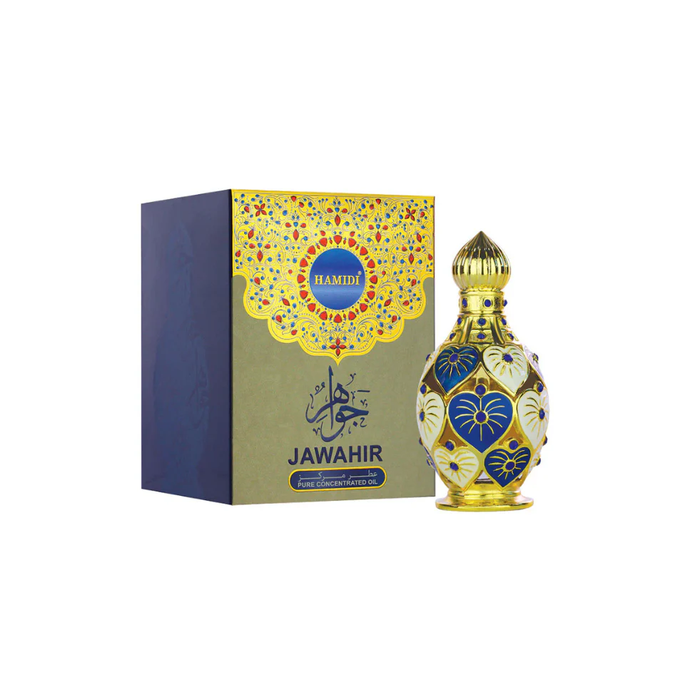 Hamidi Jawahir Concentrated Perfume Oil (Attar) 12ml For Men & Women