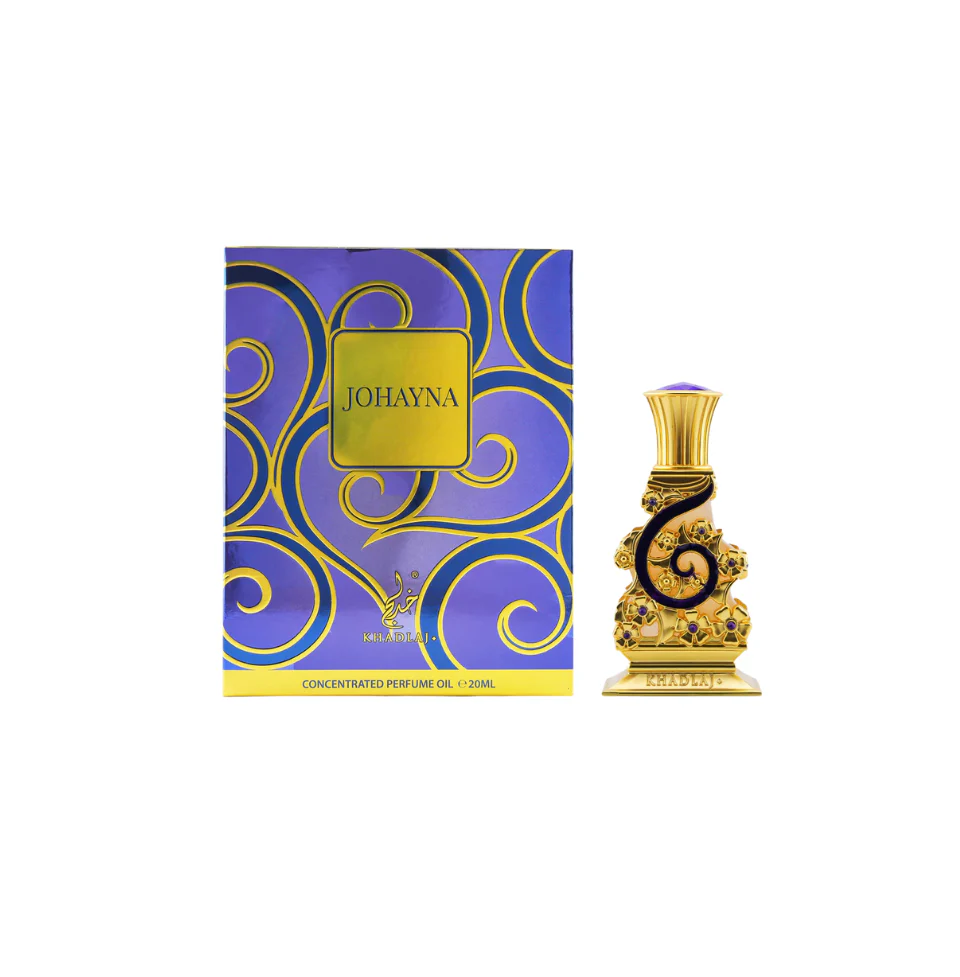 Khadlaj Johayna Purple Concentrated Perfume Oil (Attar) 20ml For Man & Woman