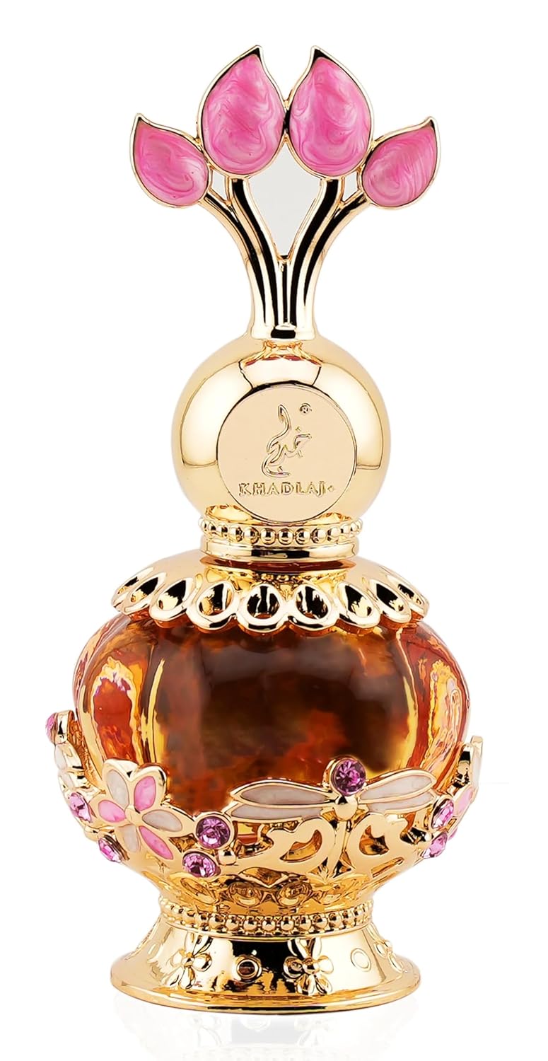 Khadlaj Pink Musk Concentrated Perfume Oil (Attar) 20ml For Women - Image 2