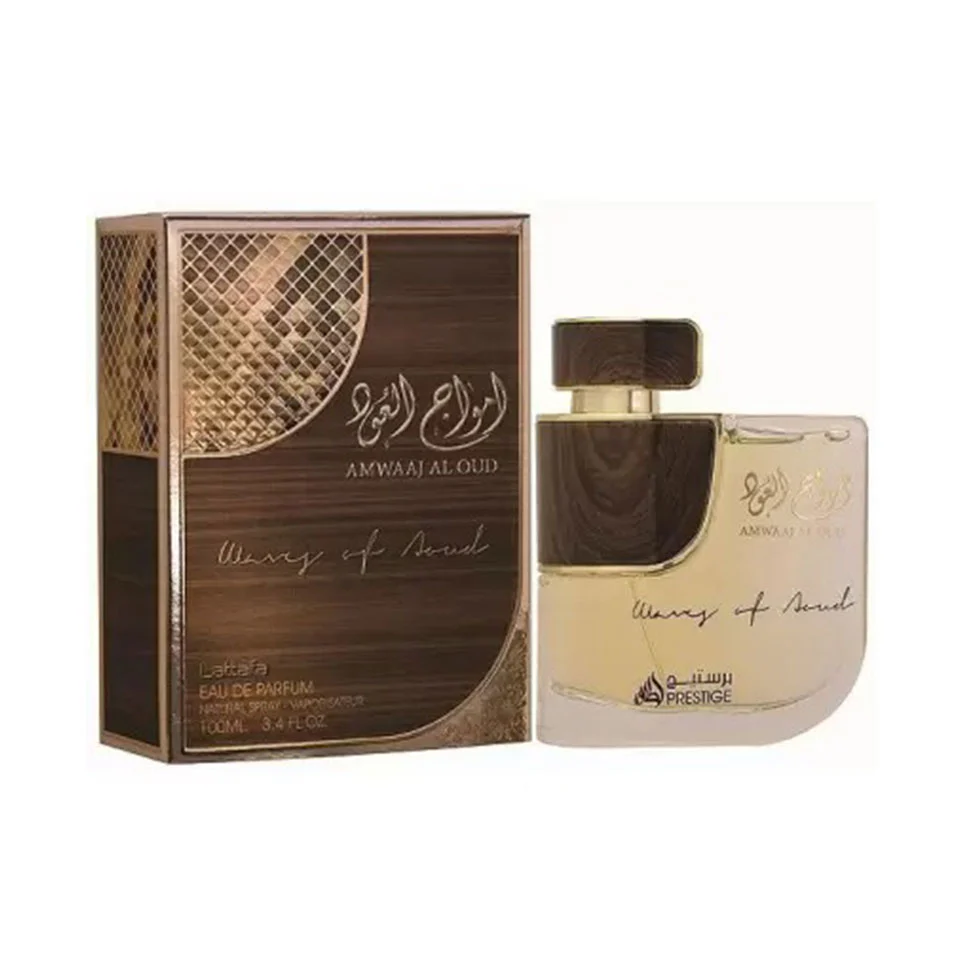 Lattafa Amwaaj Al Oud Eau De Parfum 100ml Unisex Perfume .