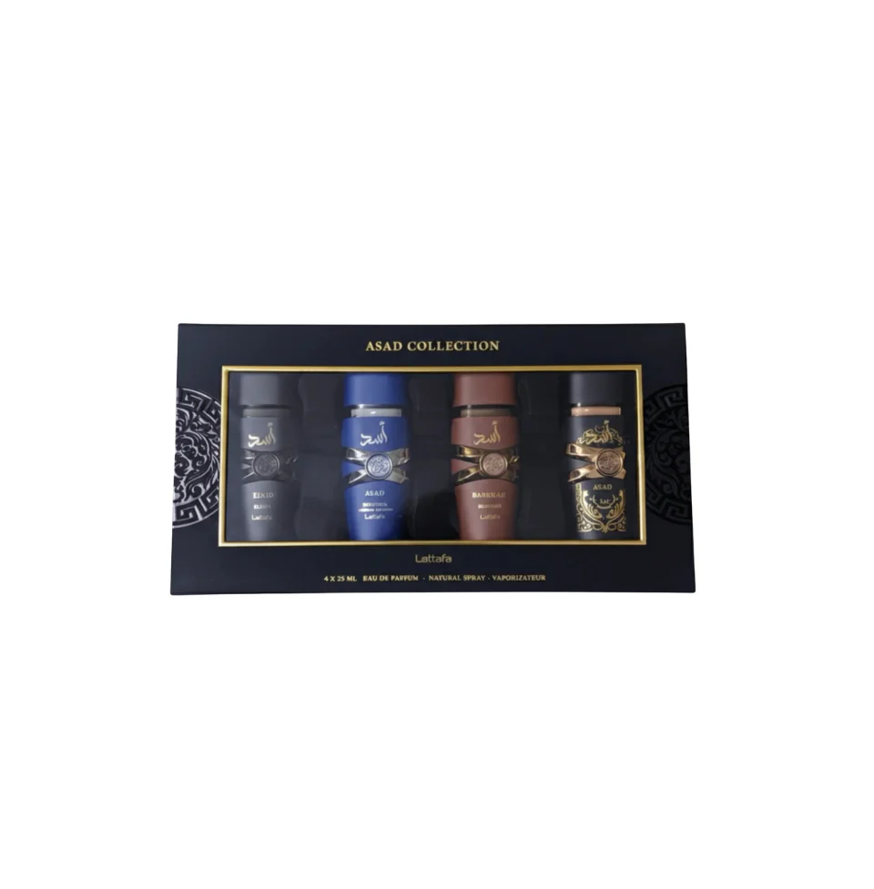 Lattafa Asad Collection Eau De Parfum 25ml x 4 For Man