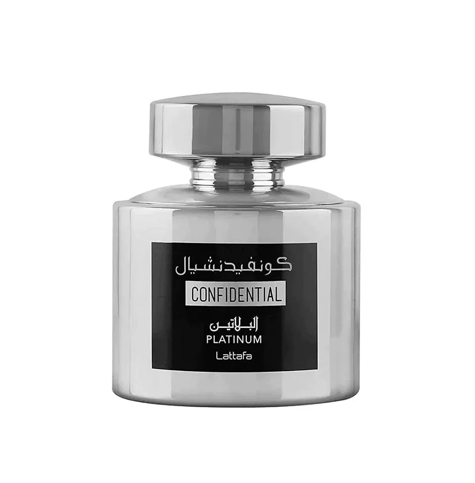 Lattafa Confidential Platinum Eau De Parfum 100ml For Man & Woman - Image 2