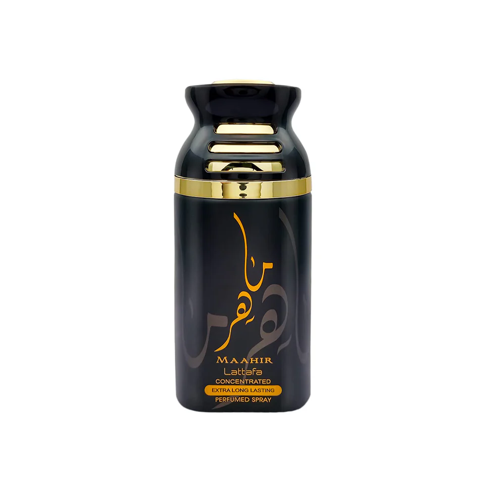 Lattafa Maahir Gold Deodorant Spray 250ml For Men & Women