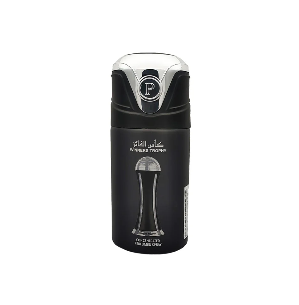 Lattafa Pride Winners Trophy Silver Deodorant Spray For Men & Women 250 ml