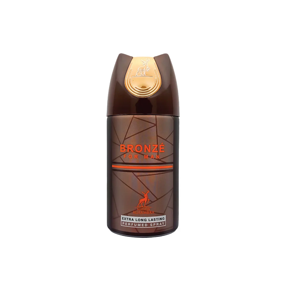 Maison Alhambra Bronze For Man Deodorant Spray 250ml For Men & Women