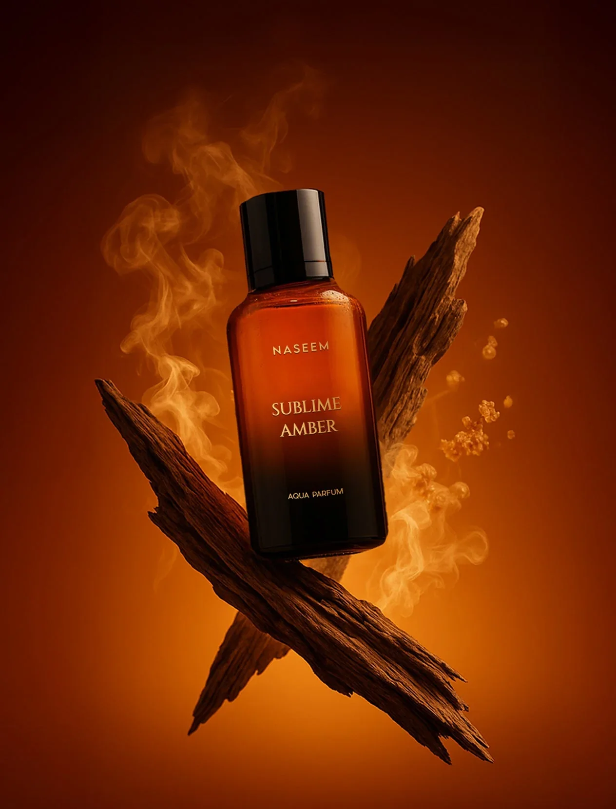 Naseem Sublime Amber Aqua Parfum 100ML For Men & Women - Image 2