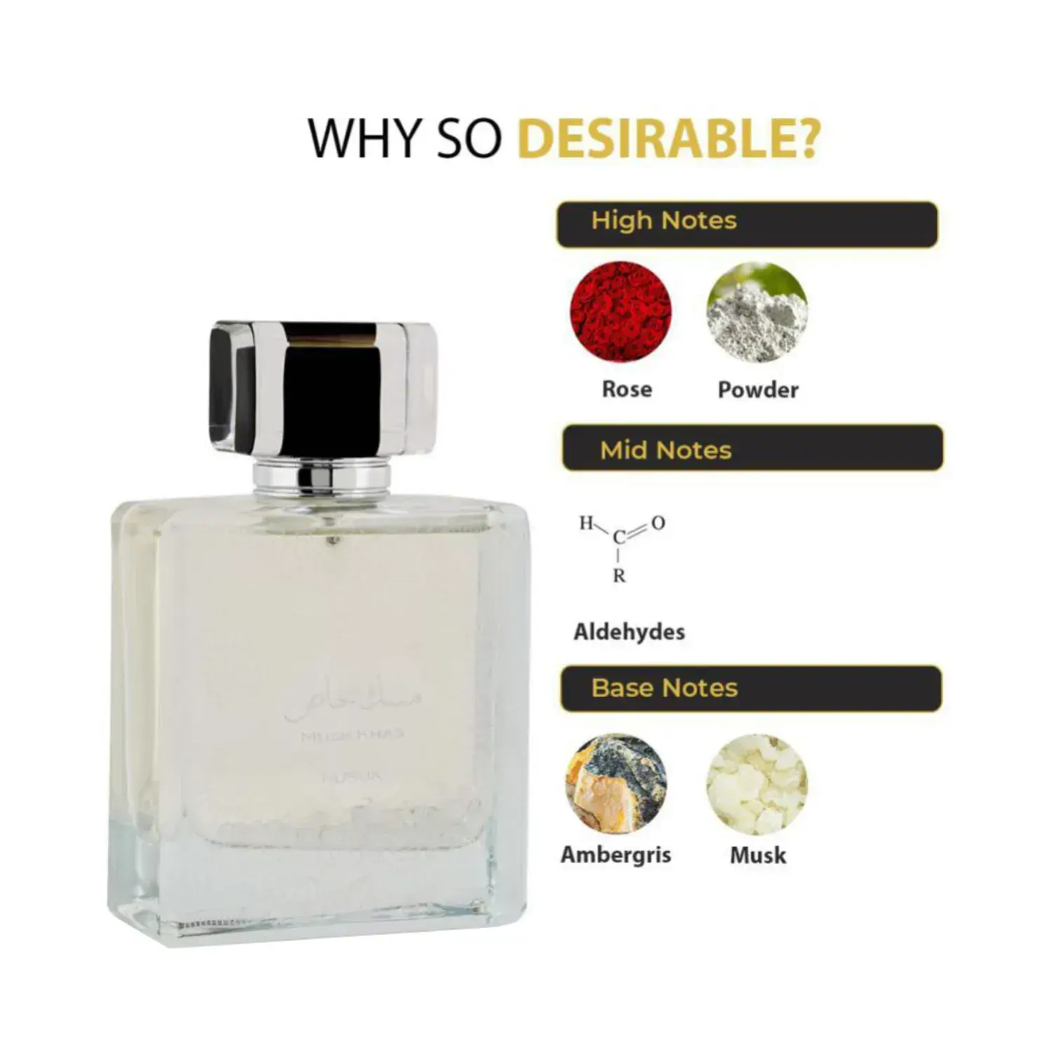 NUSUK Musk Khas Eau De Parfum For Men & Women 100ml - Image 3