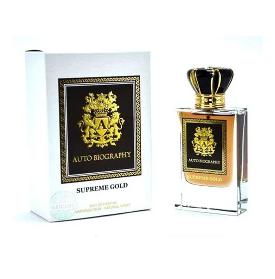 Paris Corner Autobiography Supreme Gold Eau De Parfum 50ml for Men
