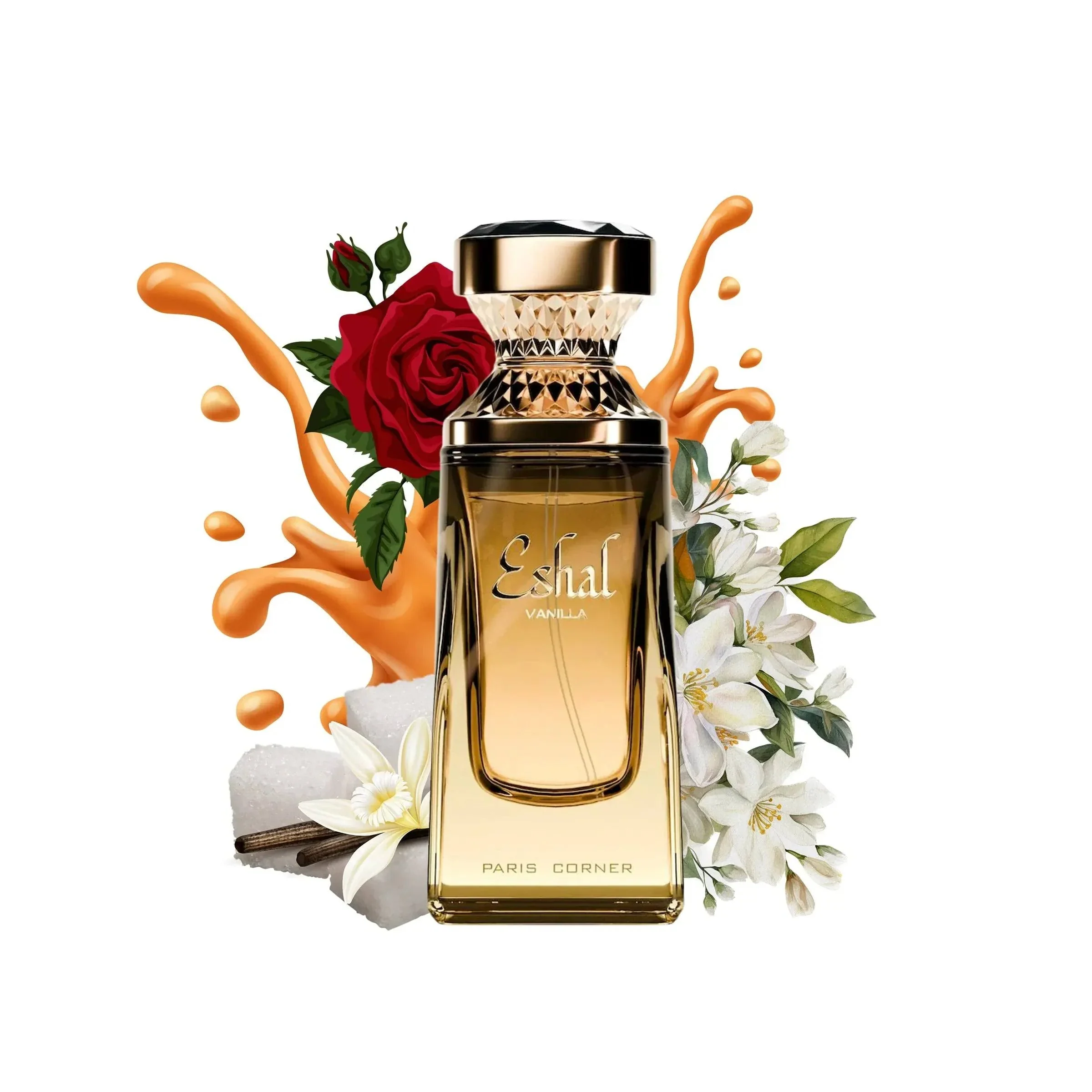 Paris Corner Eshal Vanilla Eau De Parfum 100ml For Woman - Image 2