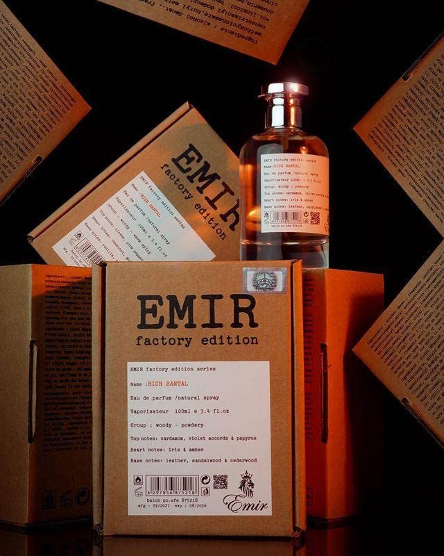 Paris Corner Emir Factory Edition Rich Santal Eau De Parfum 100ML For Men & Women - Image 2