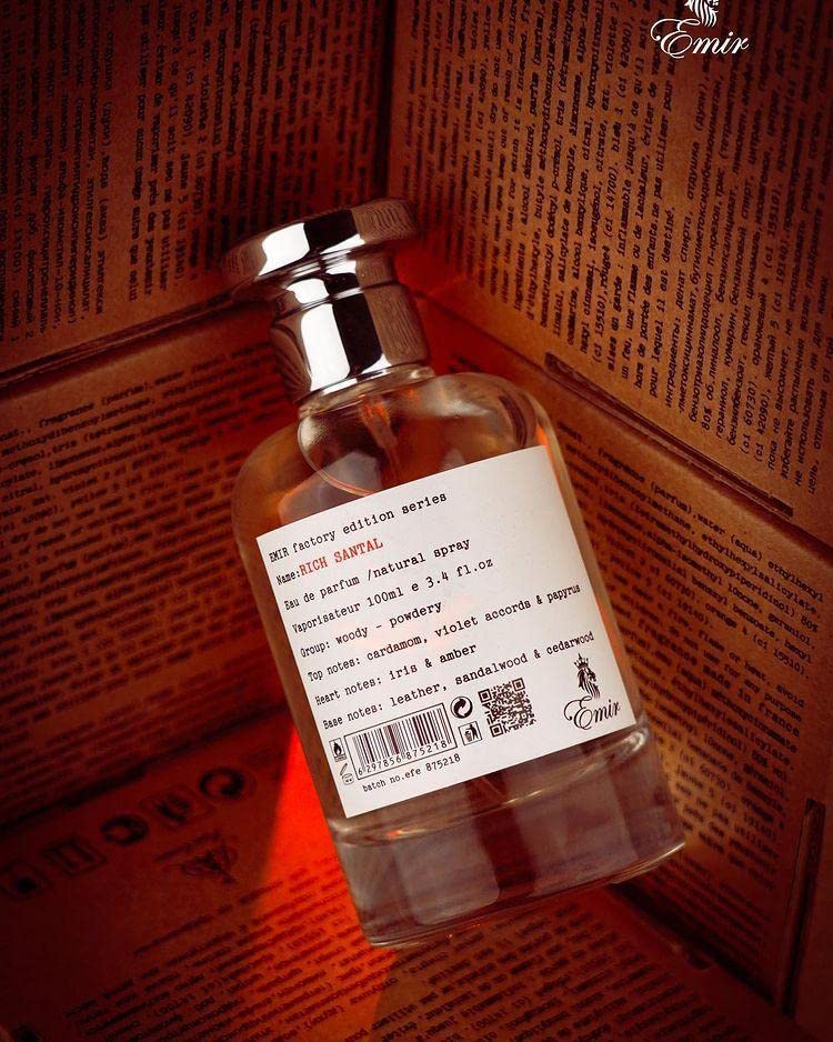 Paris Corner Emir Factory Edition Rich Santal Eau De Parfum 100ML For Men & Women - Image 3