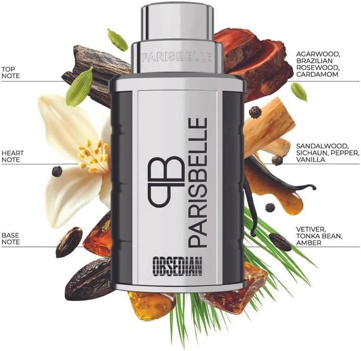 Parisbelle Obsedian Extrait De Parfum 100ml For Man - Image 3