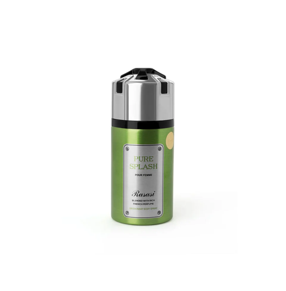 Rasasi Pure Splash Deodorant Spray 250ml For Woman