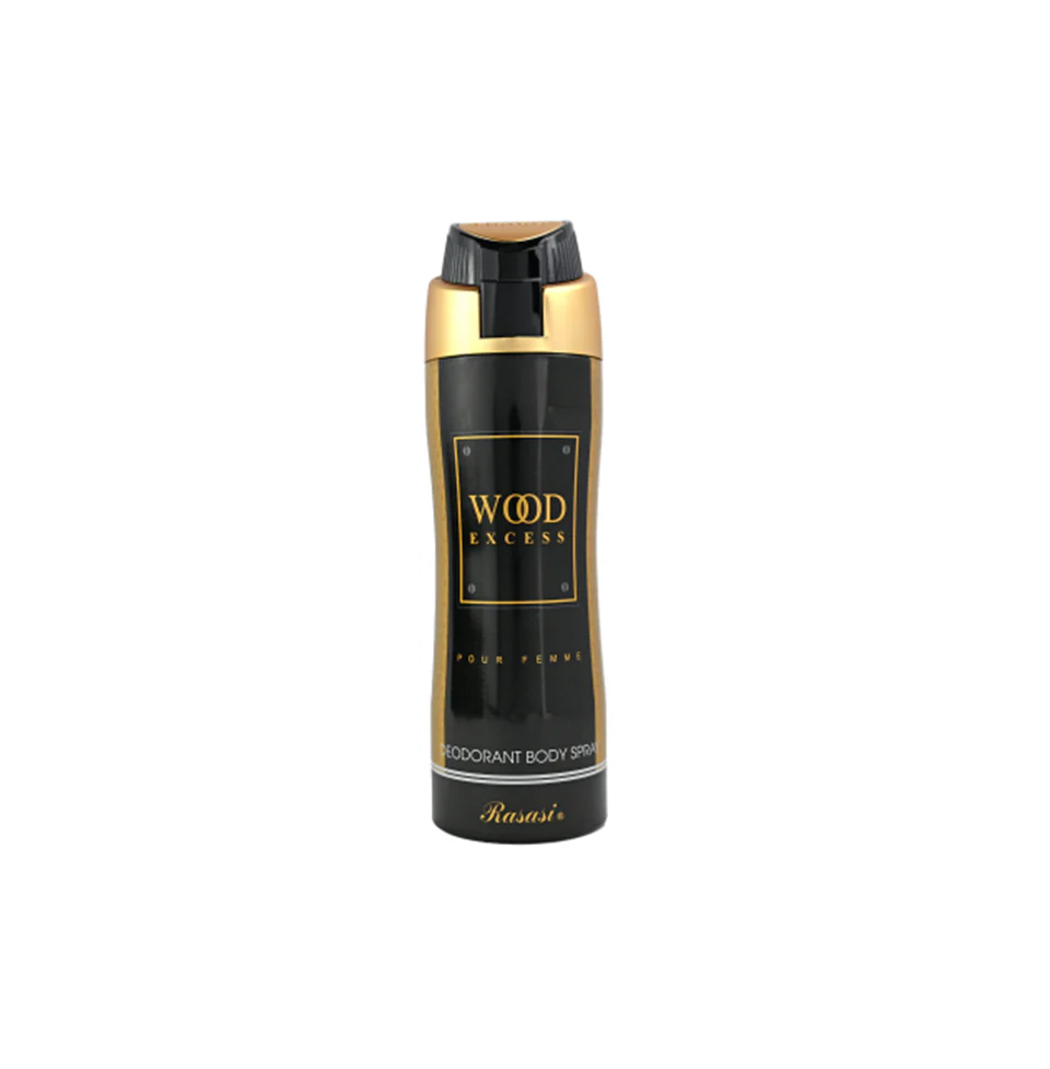 Rasasi Wood Excess Pour Femme Deodorant Body Spray 200ml For Women