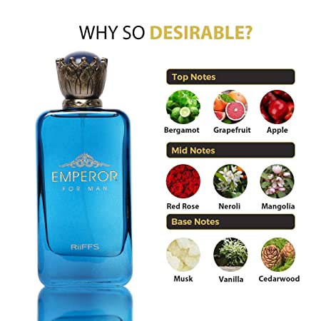 RiiFFS Emperor Blue Eau De Parfum For Men 100ml - Image 2