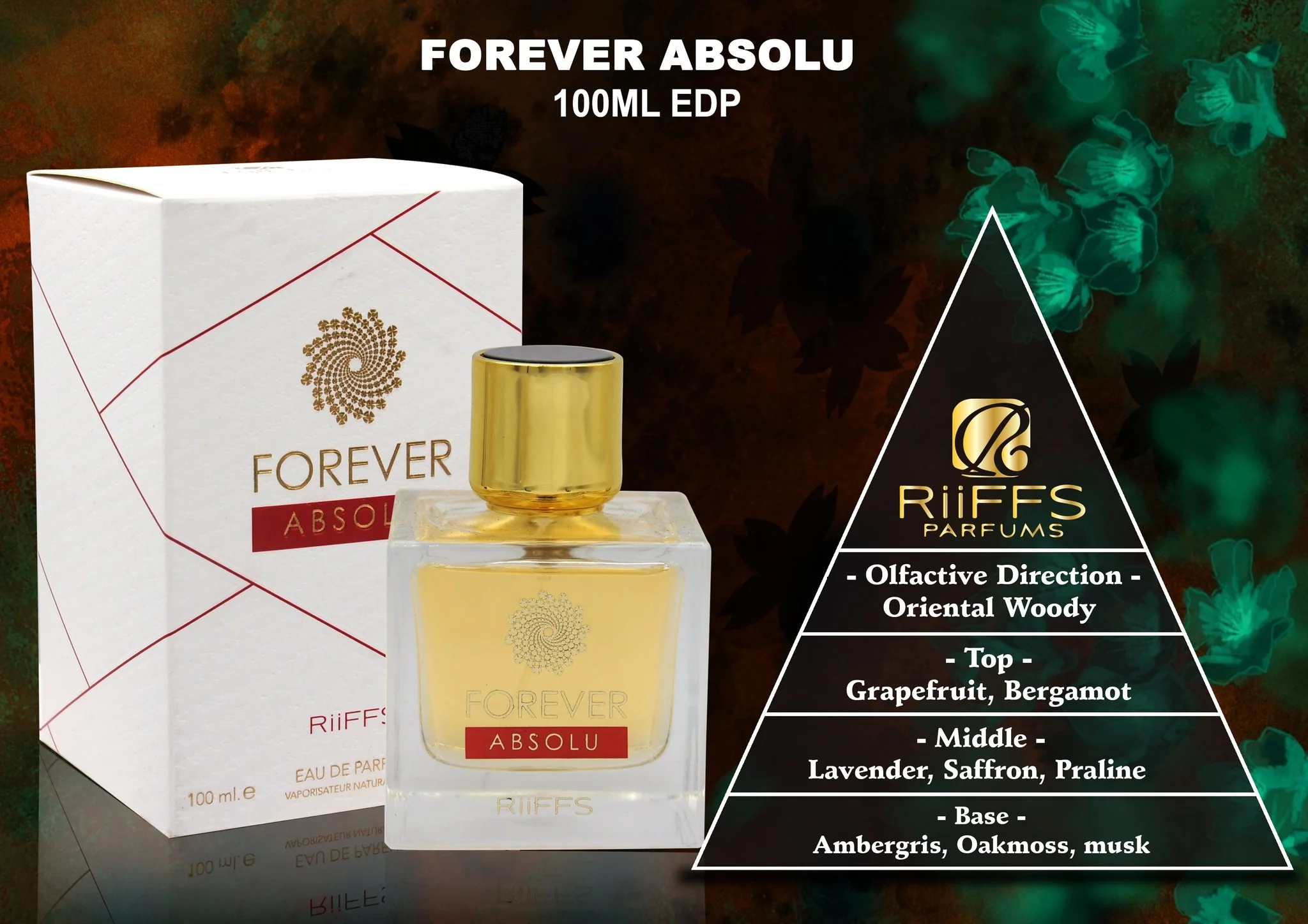 Riiffs Forever Absolu Eau De Parfum For Men & Women 100ml - Image 2