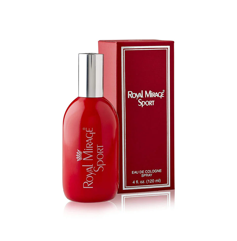 Royal Mirage Sport Eau De Cologne Spray 120ML For Men & Women