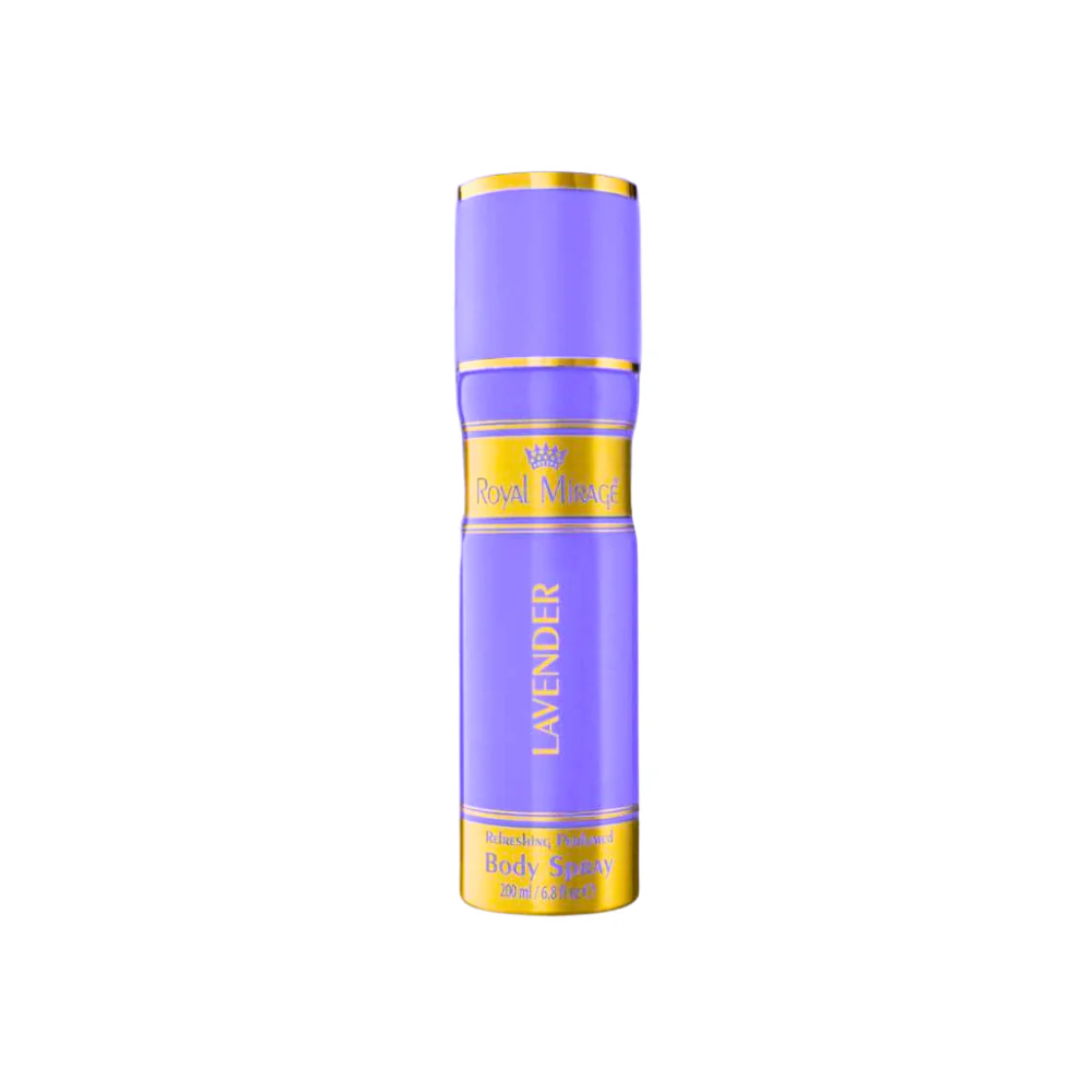 Royal Mirage Lavender Body Spray 200ml For Men & Women