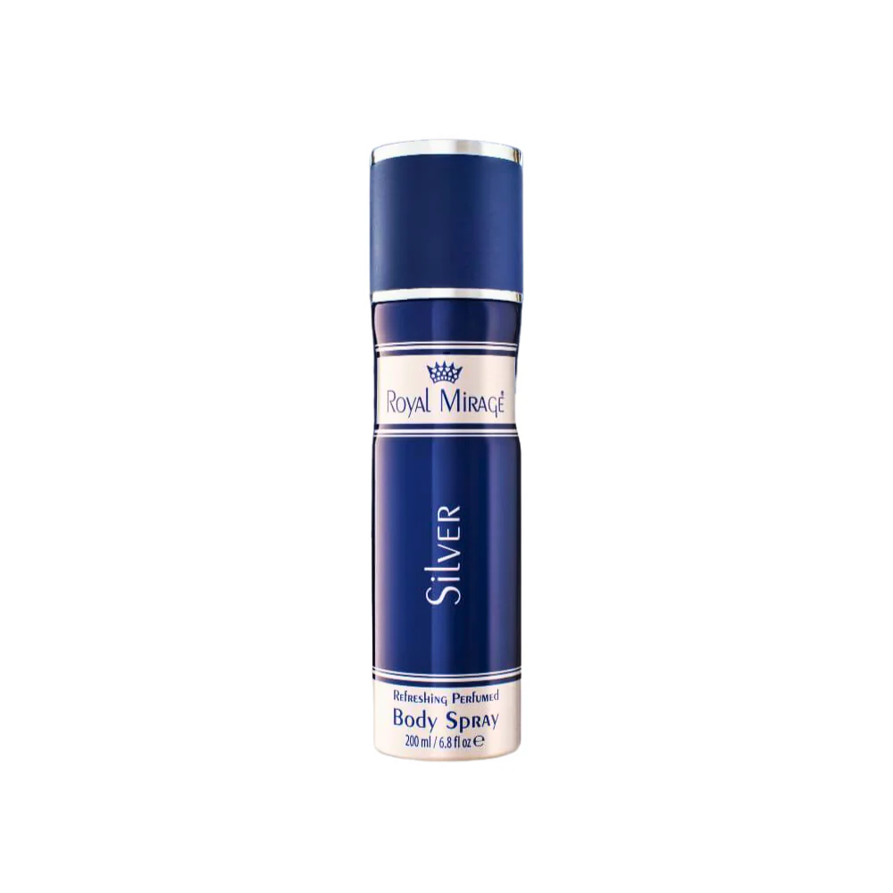 Royal Mirage Silver Body Spray 200ml For Men & Women