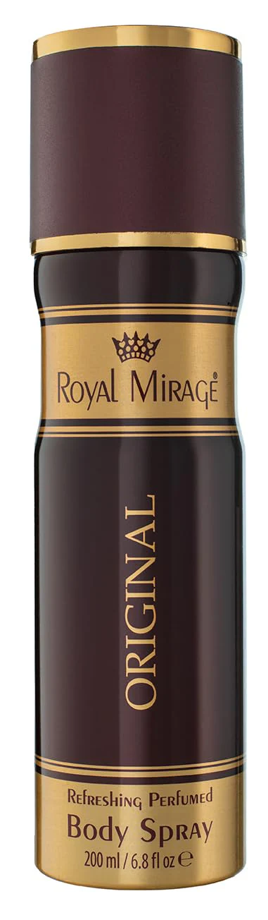 Royal Mirage Original Deodorant Body Spray For Men & Women 200ml