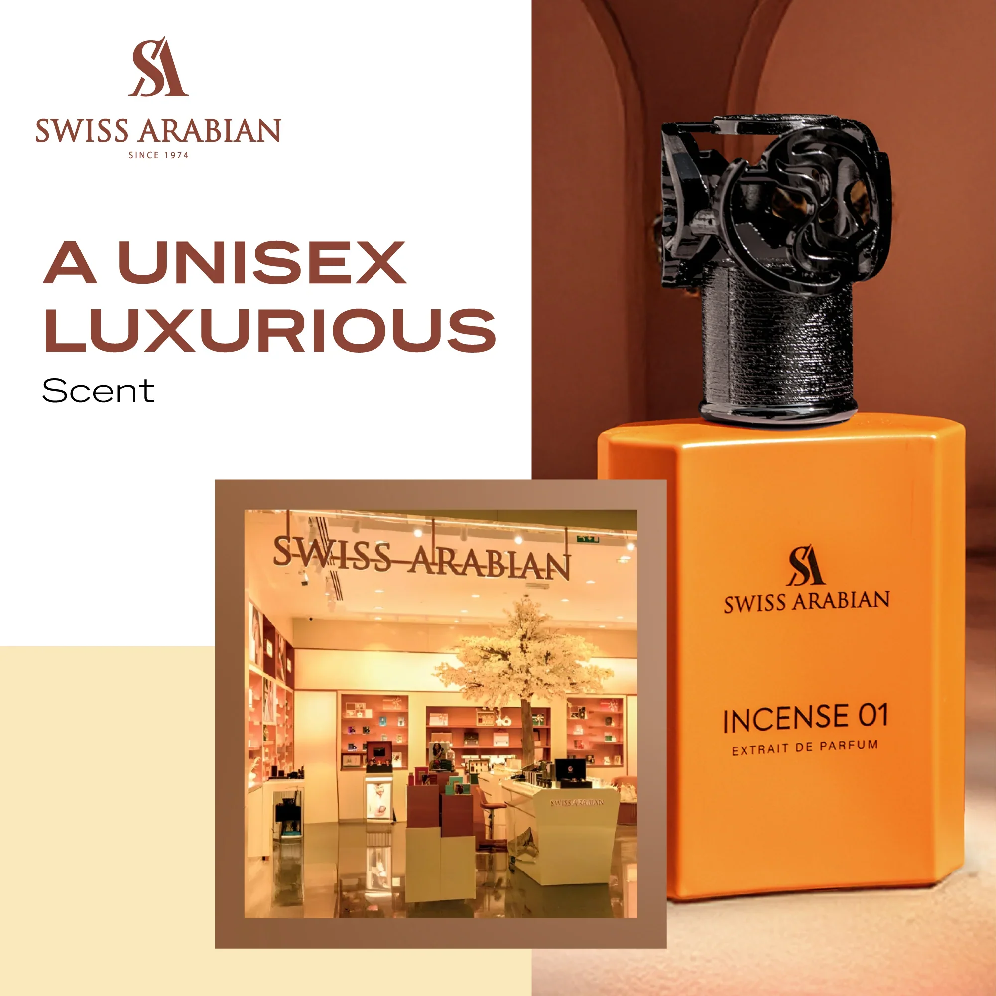 Swiss Arabian Incense 01 Extrait De Parfum 50ml For Man & Woman - Image 3