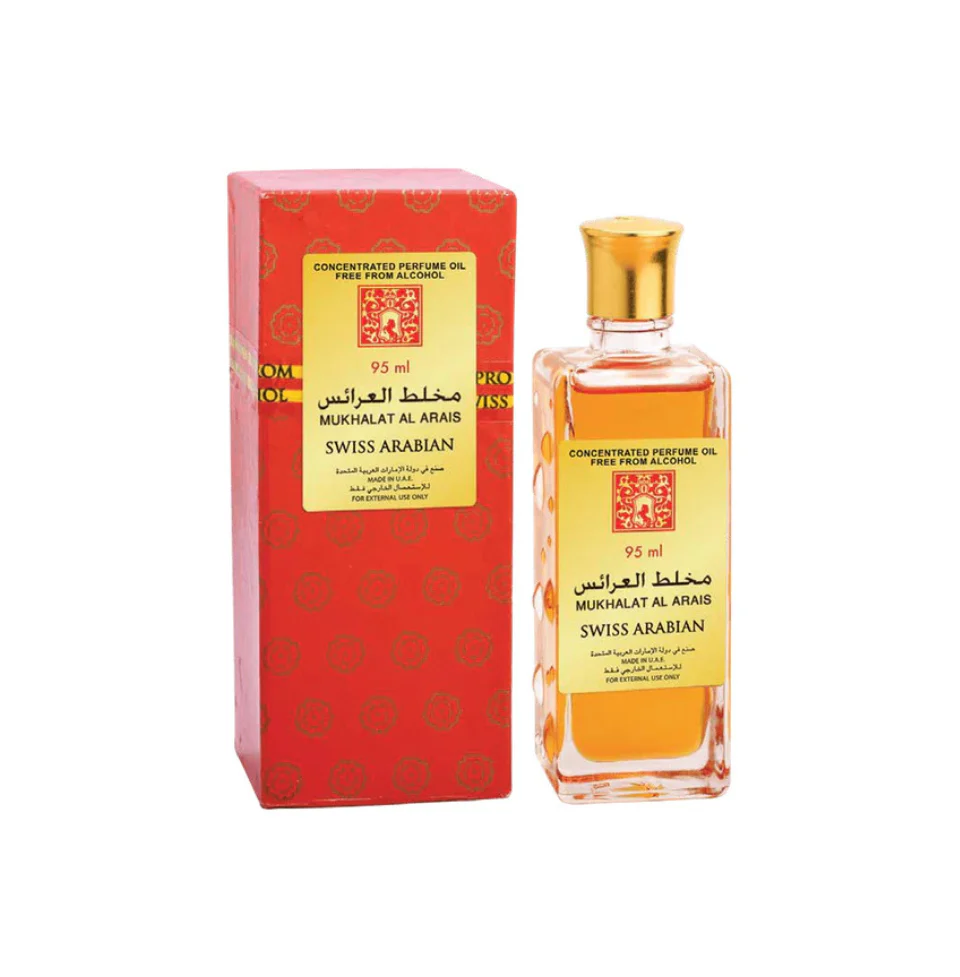 Swiss Arabian Mukhalat Al Arais Concentrated Perfume Oil (Attar) 95ml For Man & Woman