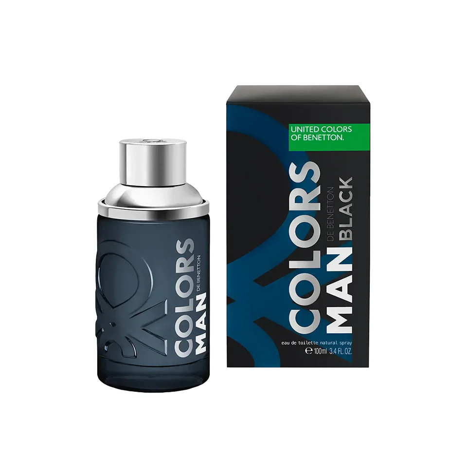 United Colors De Benetton Colors Black Eau De Toilette 100ml For Man